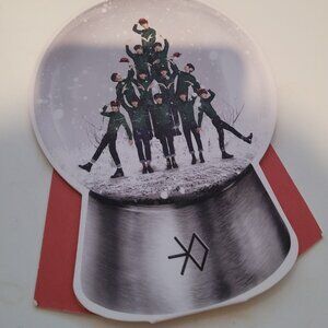 EXO miracles in december photocard snow globe